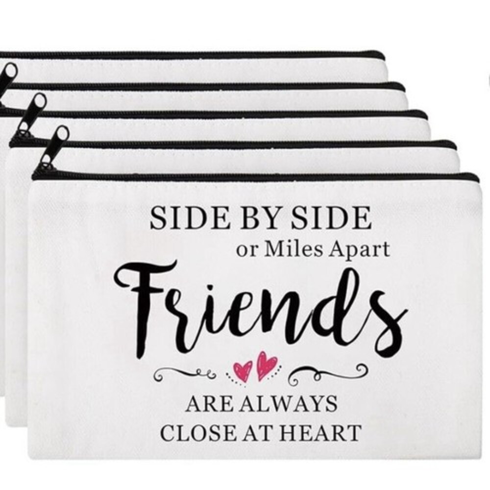 Friends Pouch With Friends Bracelet Set
